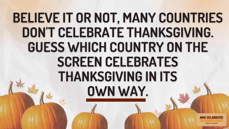 Who Celebrates Thanksgiving? Country Vs Country